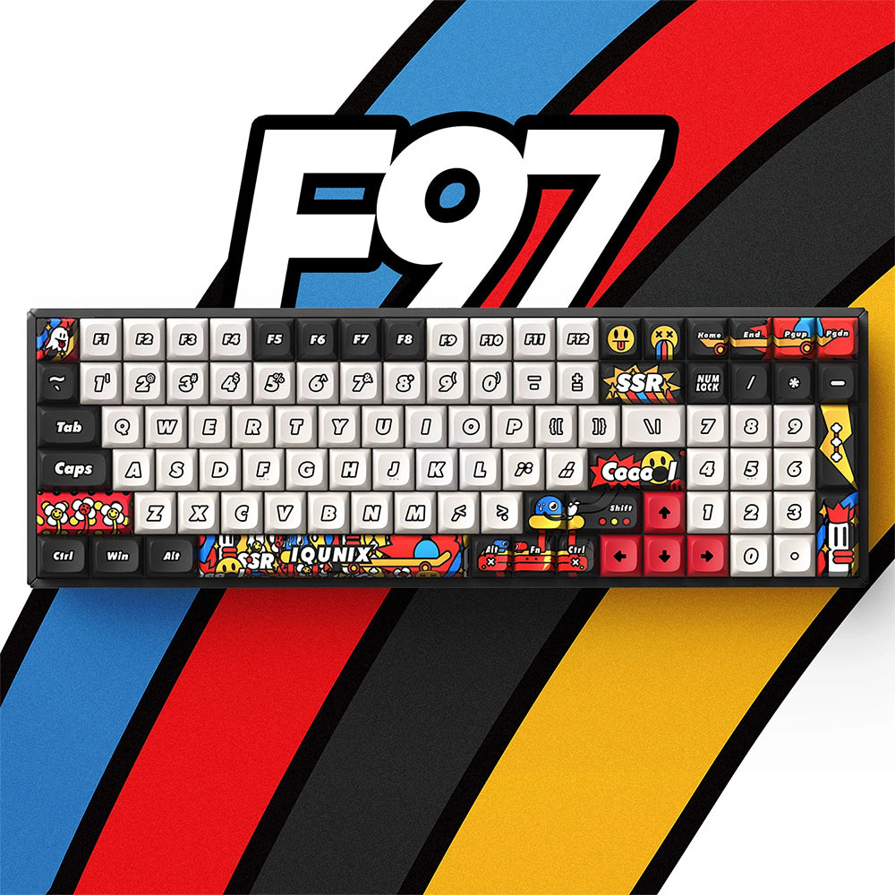 iQunix F97 Wireless Mechanical Keyboard Graffiti Diary