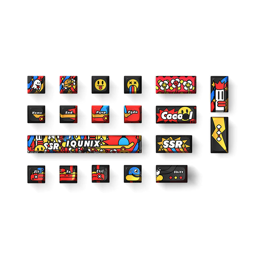 iQunix F97 Wireless Mechanical Keyboard Graffiti Diary