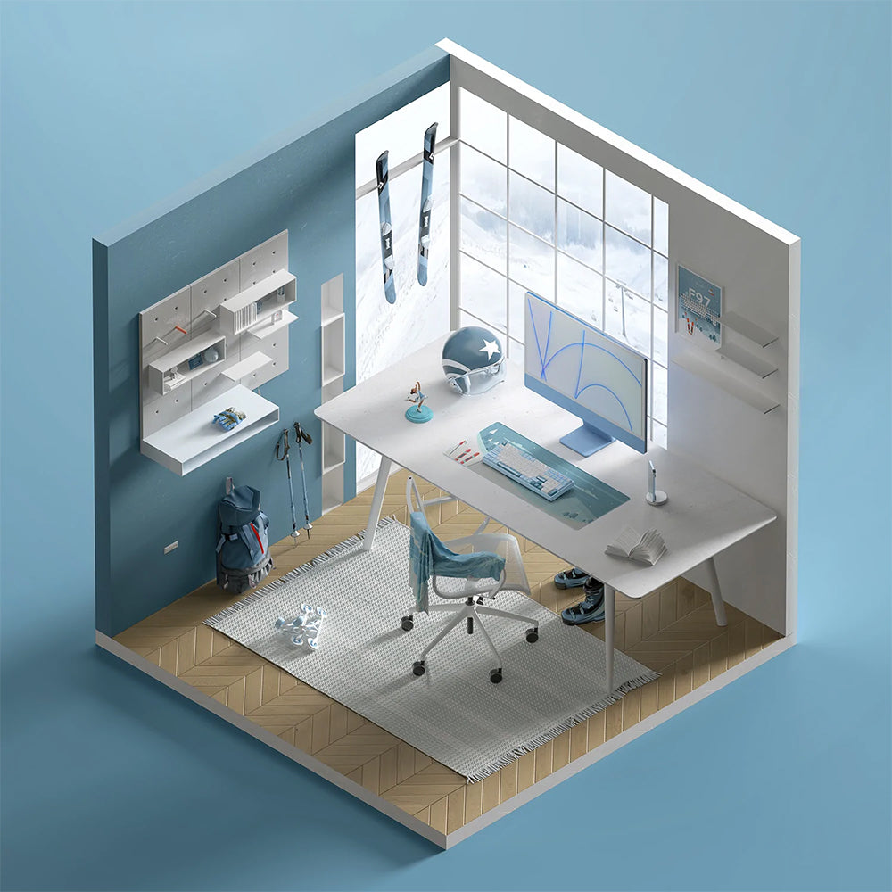 iQunix F97 Wireless Mechanical Keyboard Wintertide