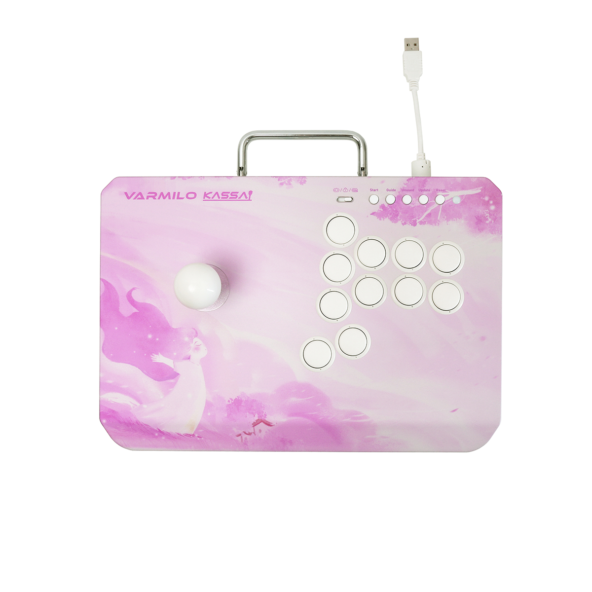 VARMILO KASSAI Sakura Arcade Joystick Controller for Fighting Games
