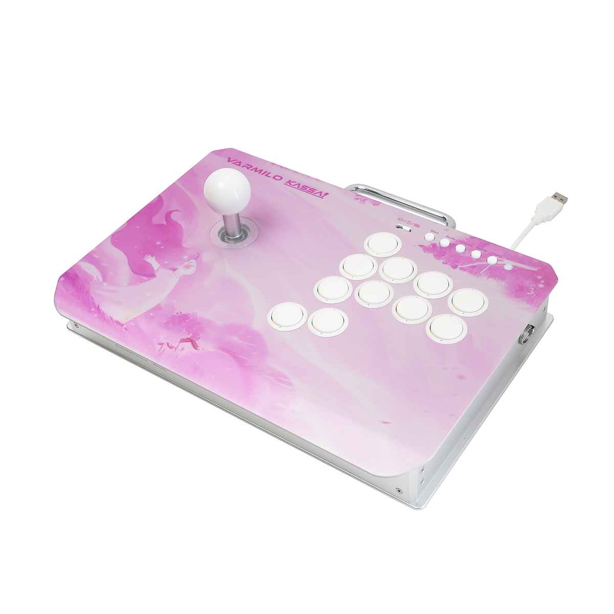 VARMILO KASSAI Sakura Arcade Joystick Controller for Fighting Games