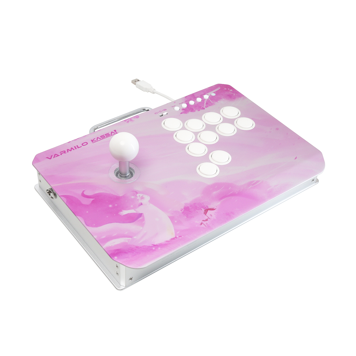 VARMILO KASSAI Sakura Arcade Joystick Controller for Fighting Games