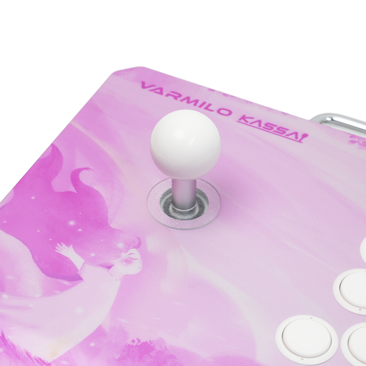VARMILO KASSAI Sakura Arcade Joystick Controller for Fighting Games