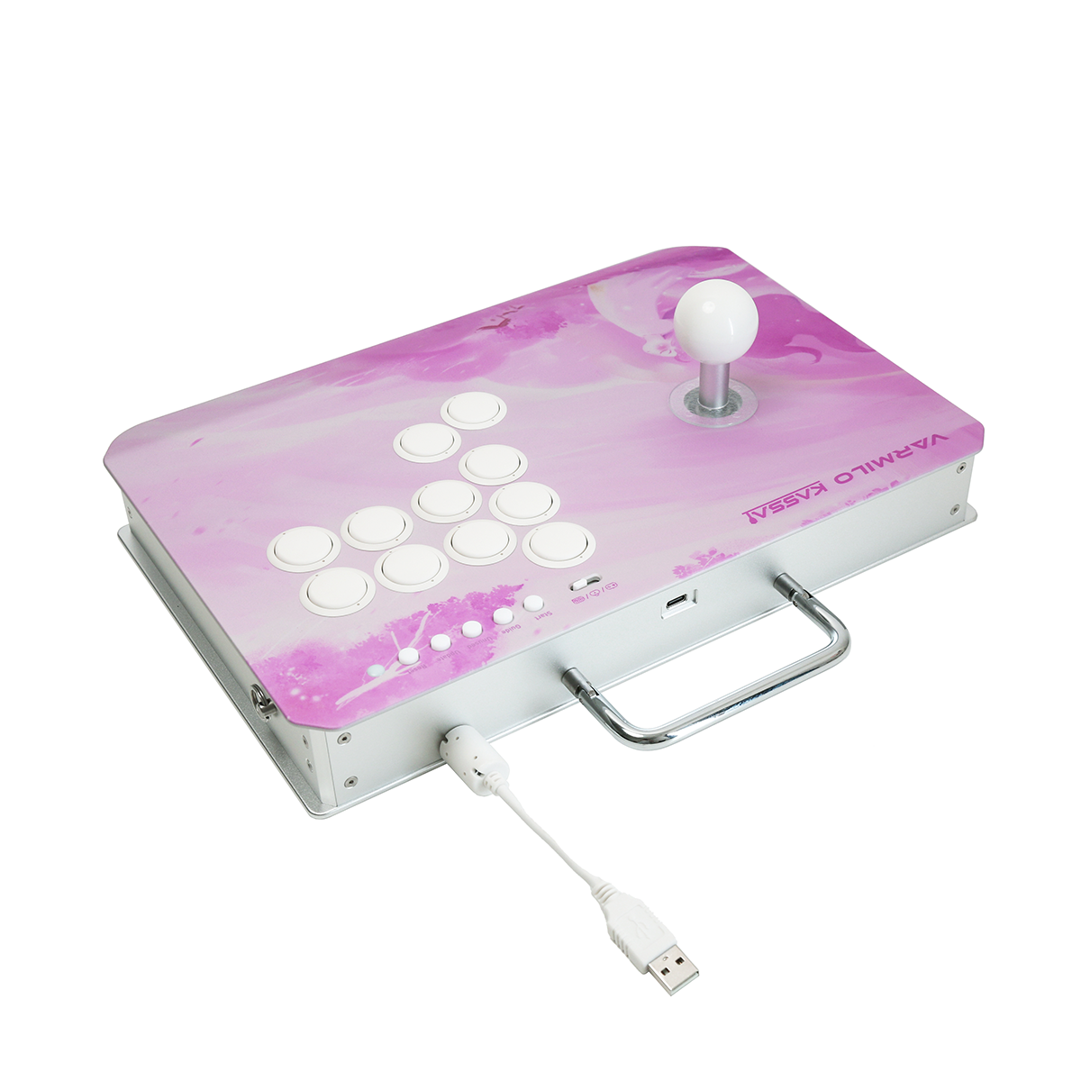 VARMILO KASSAI Sakura Arcade Joystick Controller for Fighting Games