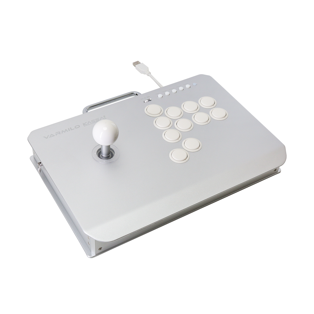 VARMILO KASSAI Lunar Silver Arcade Joystick Controller for Fighting Games