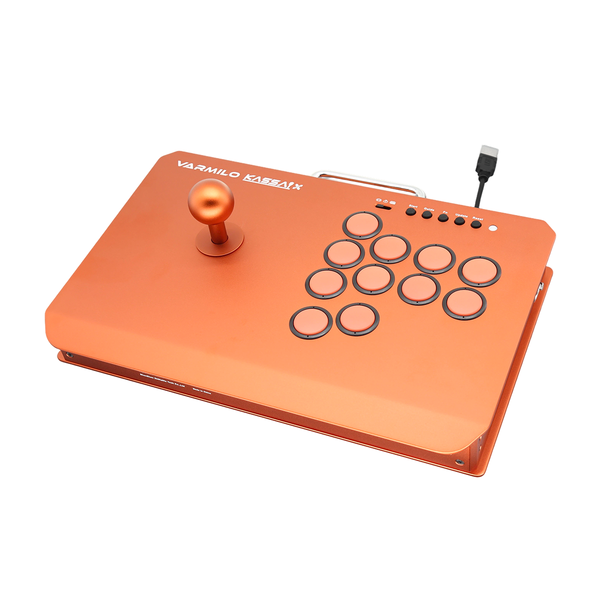 VARMILO KASSAI X Red Copper Arcade Joystick Controller for Fighting Games