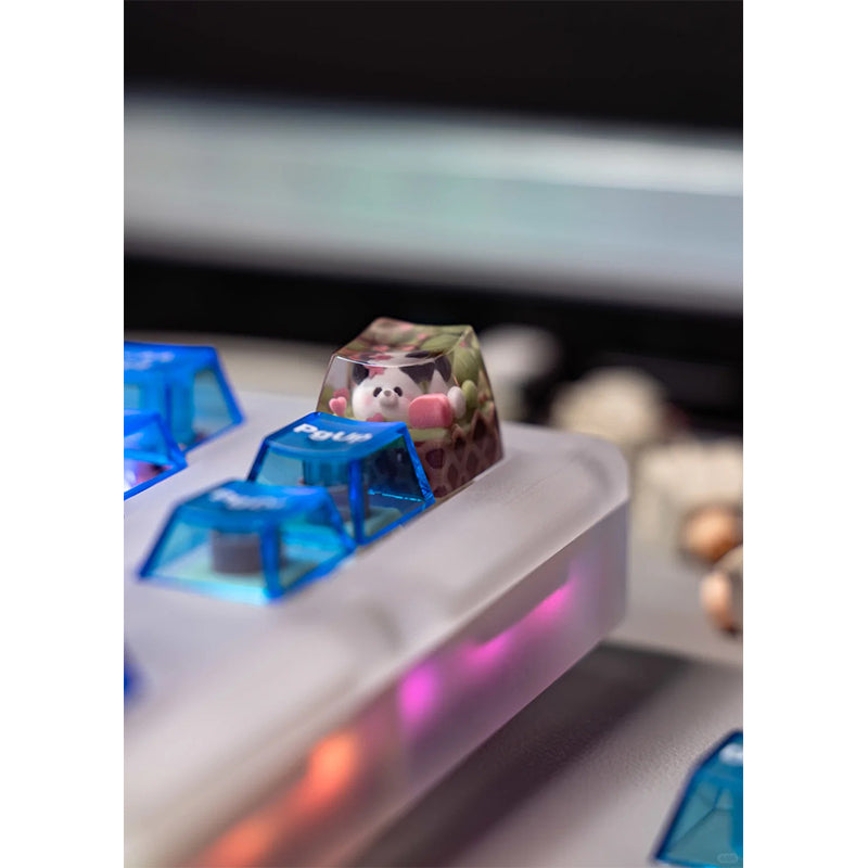 KEYMOJI Animal Ice Cream Artisan Keycap for Cherry MX Switches Matcha