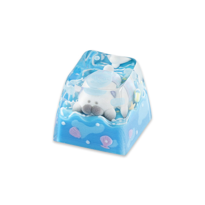 KEYMOJI(キーモジ) Pool Party アルチザンキーキャップ Boss Seal 通販