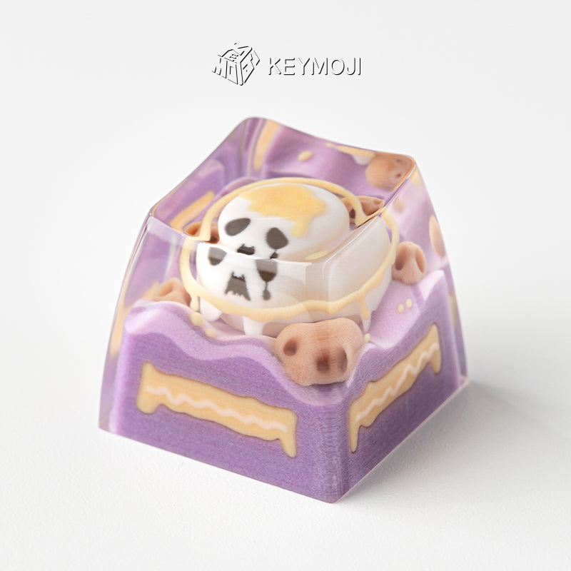 KEYMOJI Starry Candy Artisan Keycap for Cherry MX Switches Taro