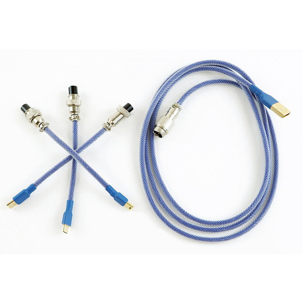 Kraken Keyboards Aviator Cable Dark Blue