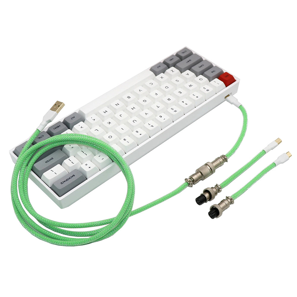 Kraken Keyboards Aviator Cable Green