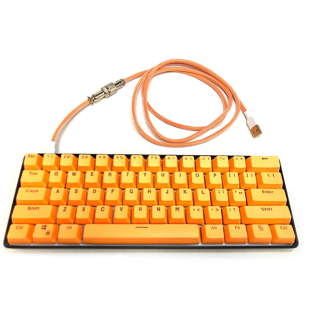Kraken Keyboards Aviator Cable Orange