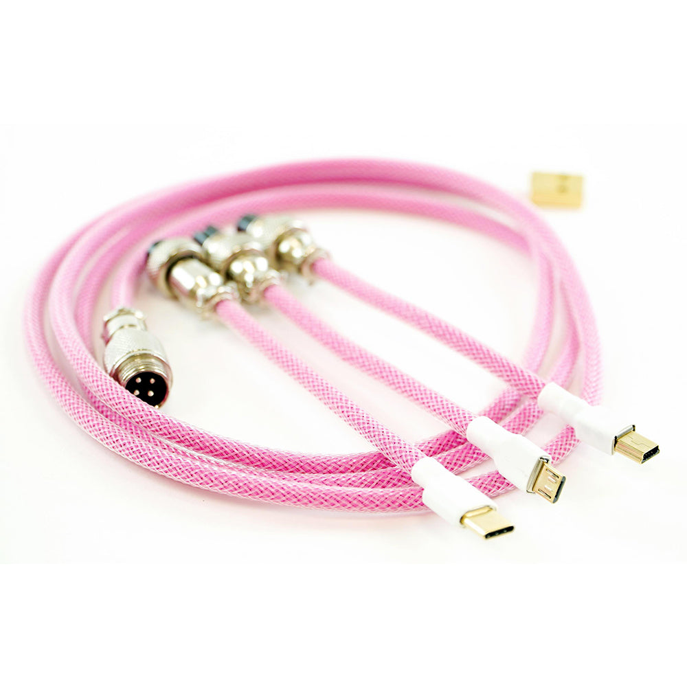 Kraken Keyboards Aviator Cable Pink