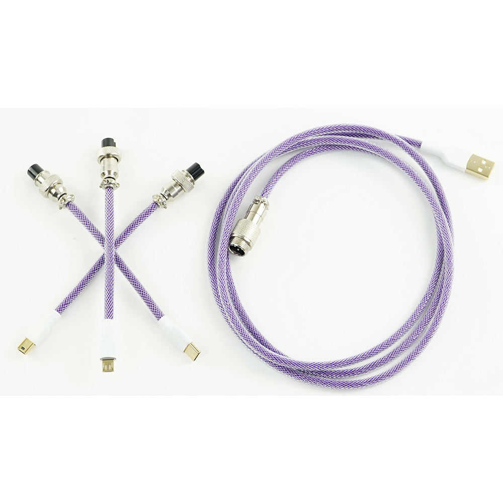 Kraken Keyboards Aviator Cable Purple