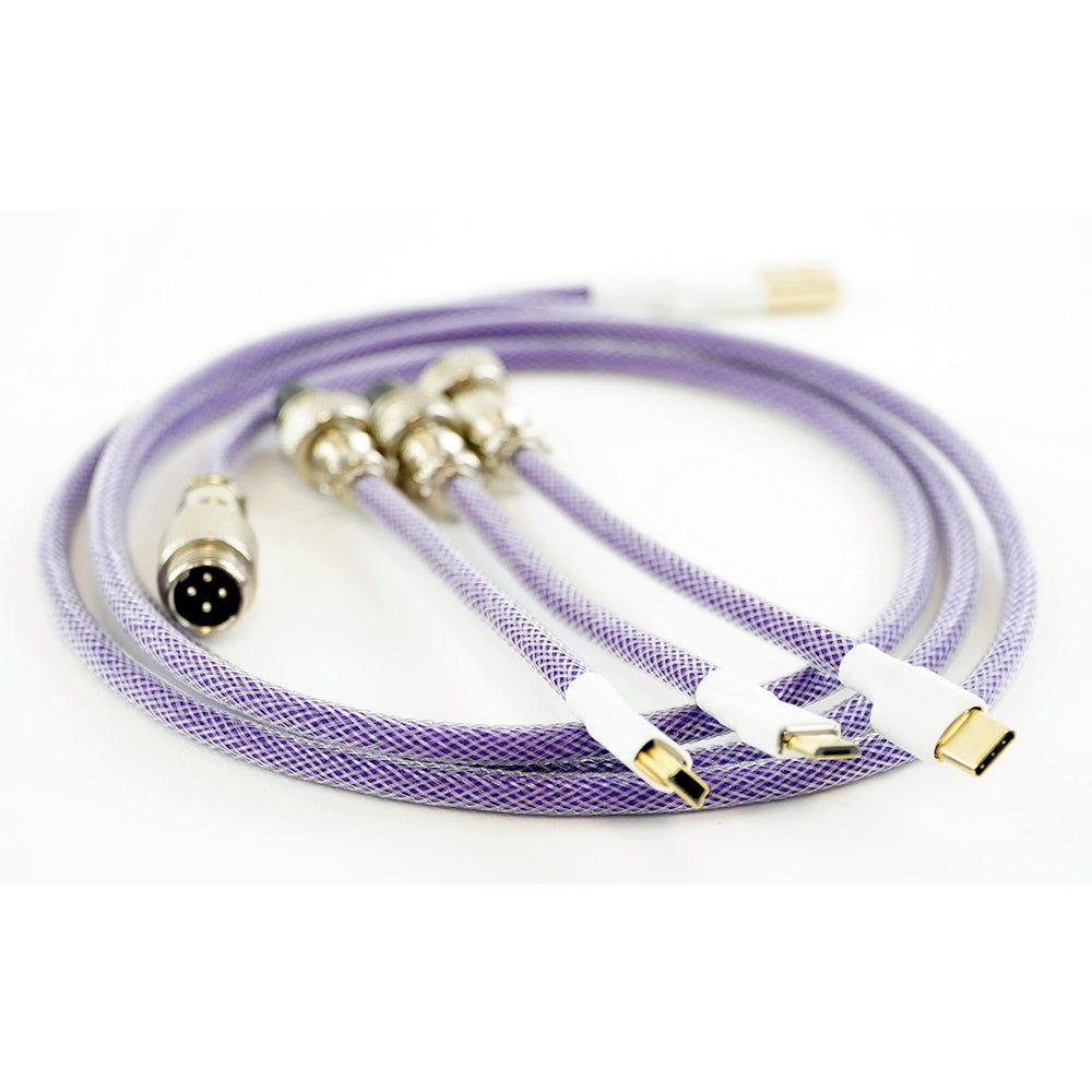 Kraken Keyboards Aviator Cable Purple