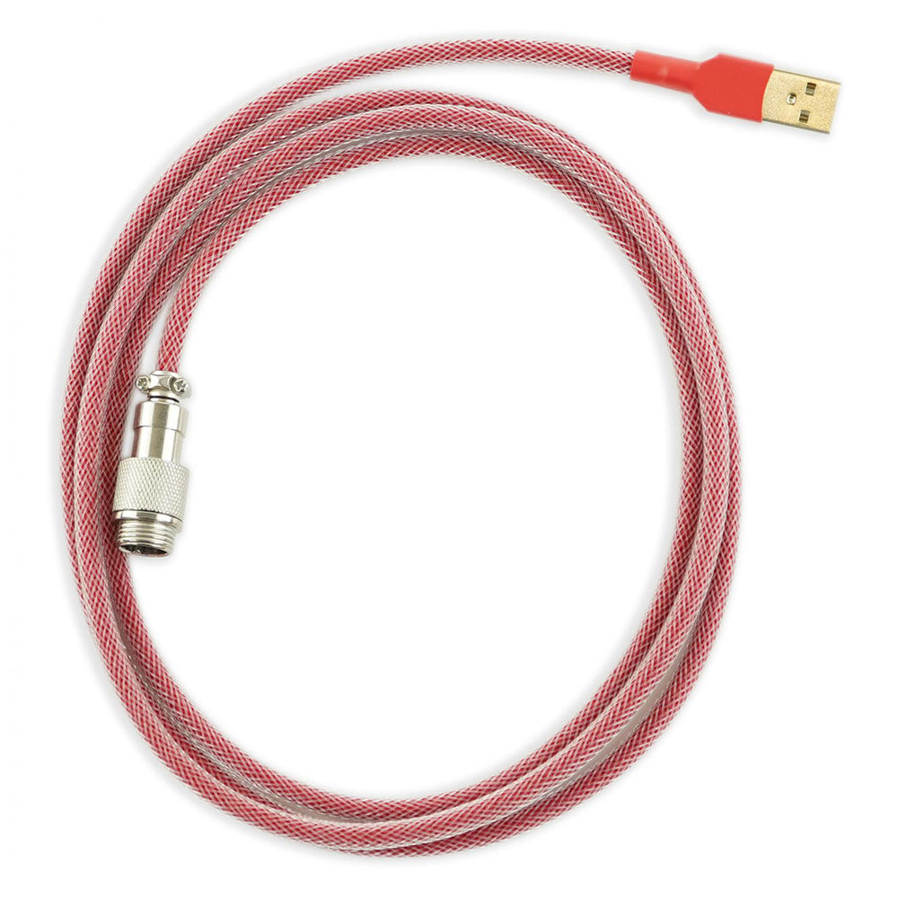 Kraken Keyboards Aviator Cable Red