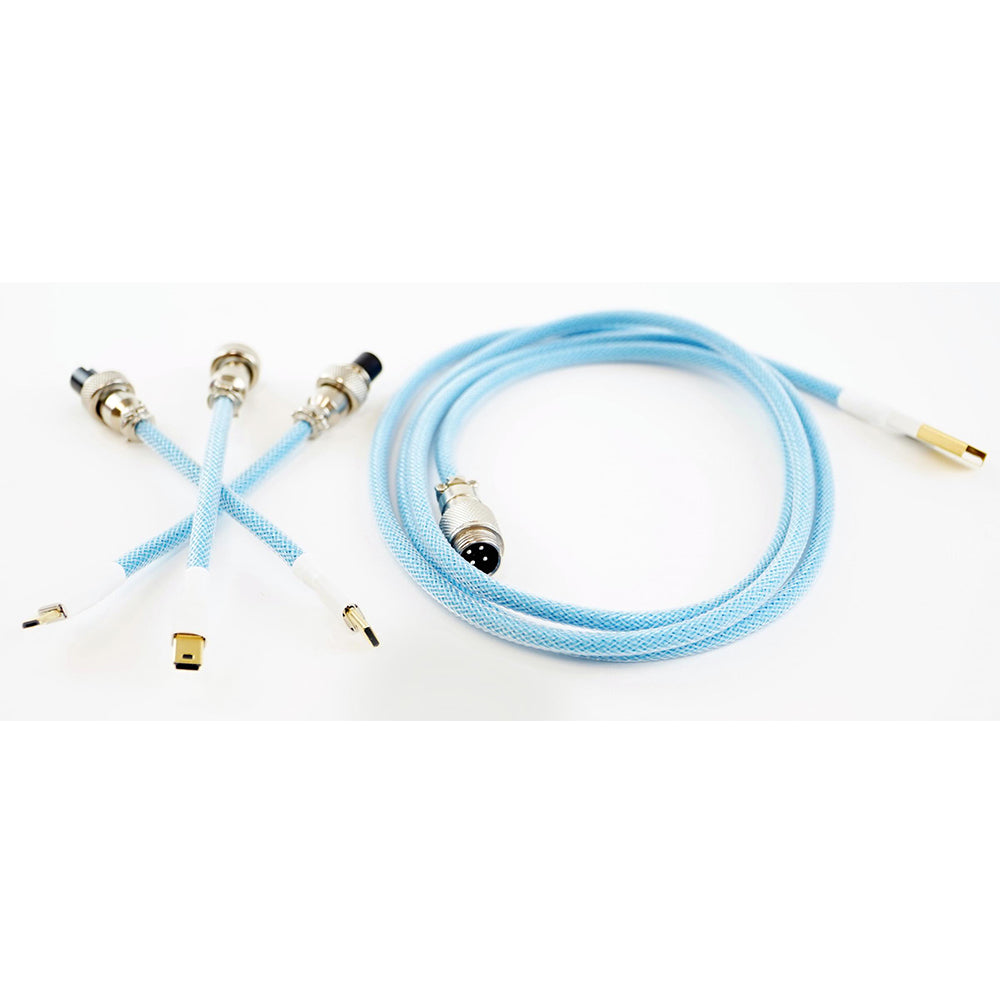 Kraken Keyboards Aviator Cable Sky Blue