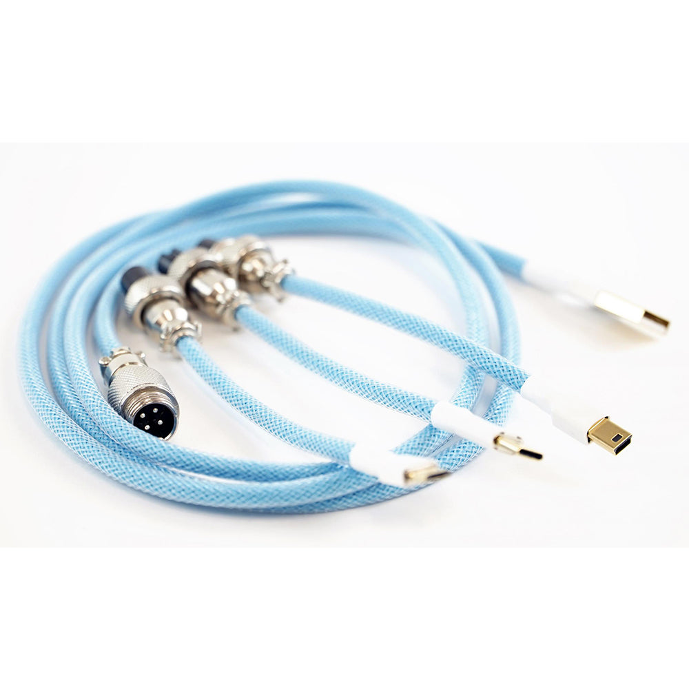 Kraken Keyboards Aviator Cable Sky Blue
