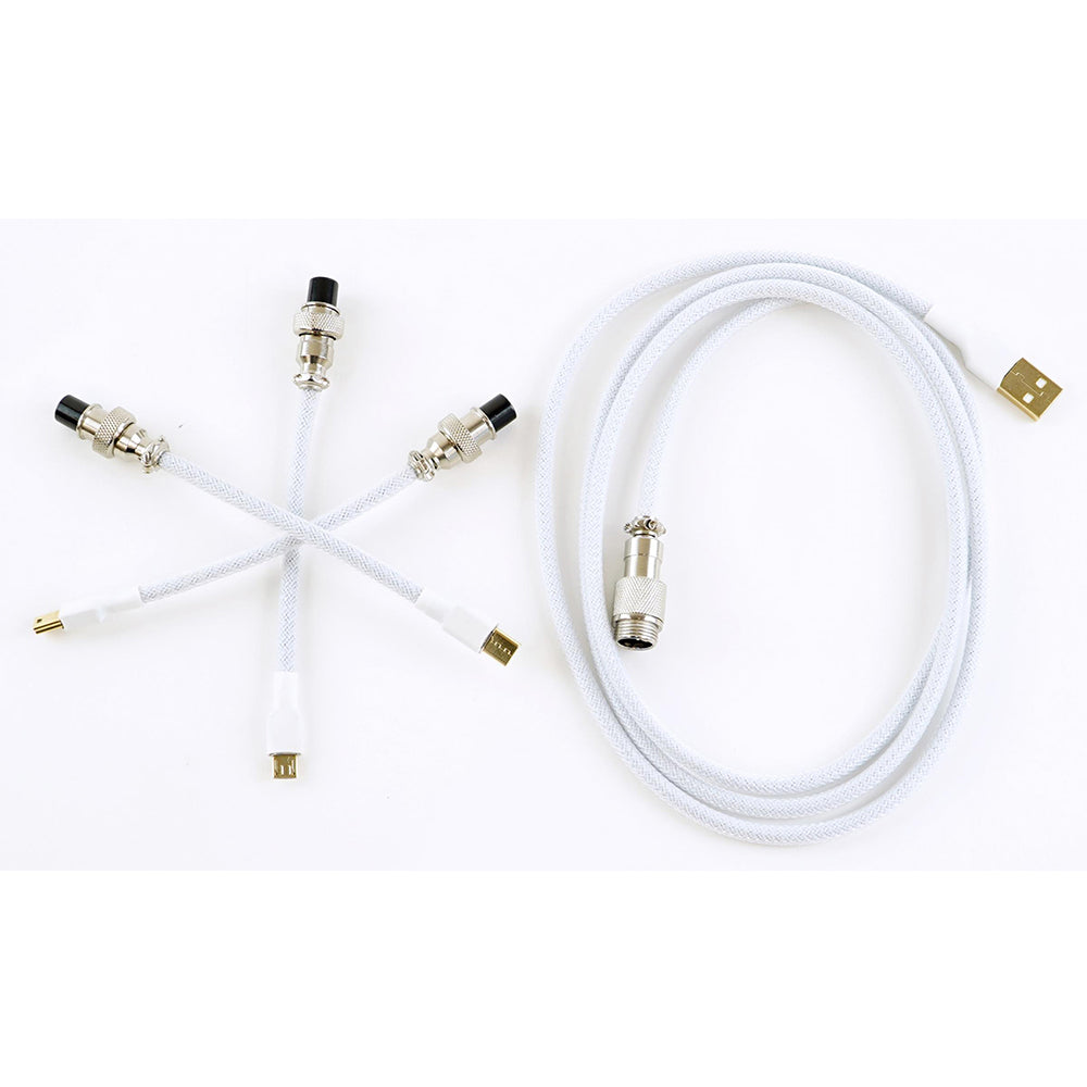 Kraken Keyboards Aviator Cable White