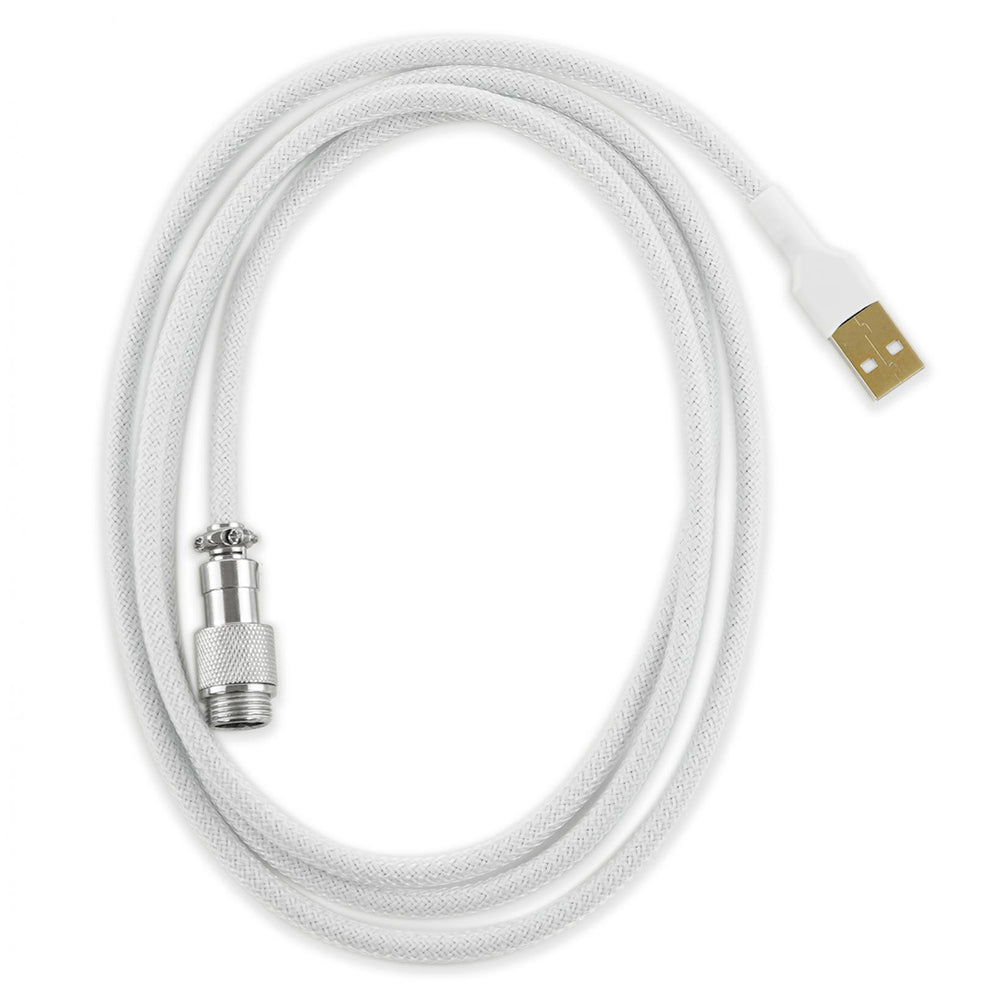 Kraken Keyboards Aviator Cable White