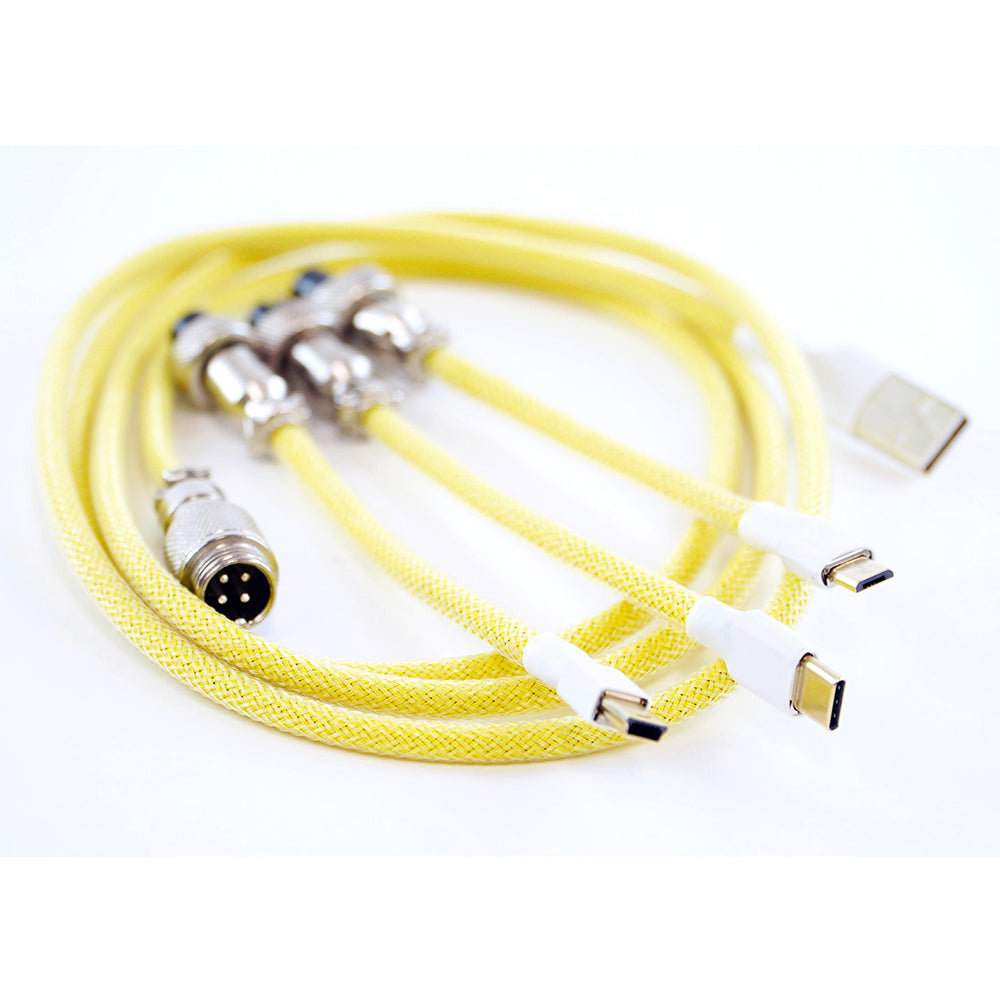 Kraken Keyboards Aviator Cable Yellow