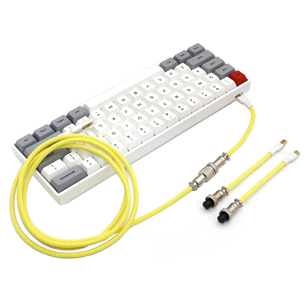 Kraken Keyboards Aviator Cable Yellow