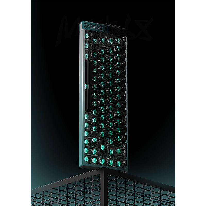 MIKIT Meet 68 Ultra Hall Effect Keyboard Aurora Green