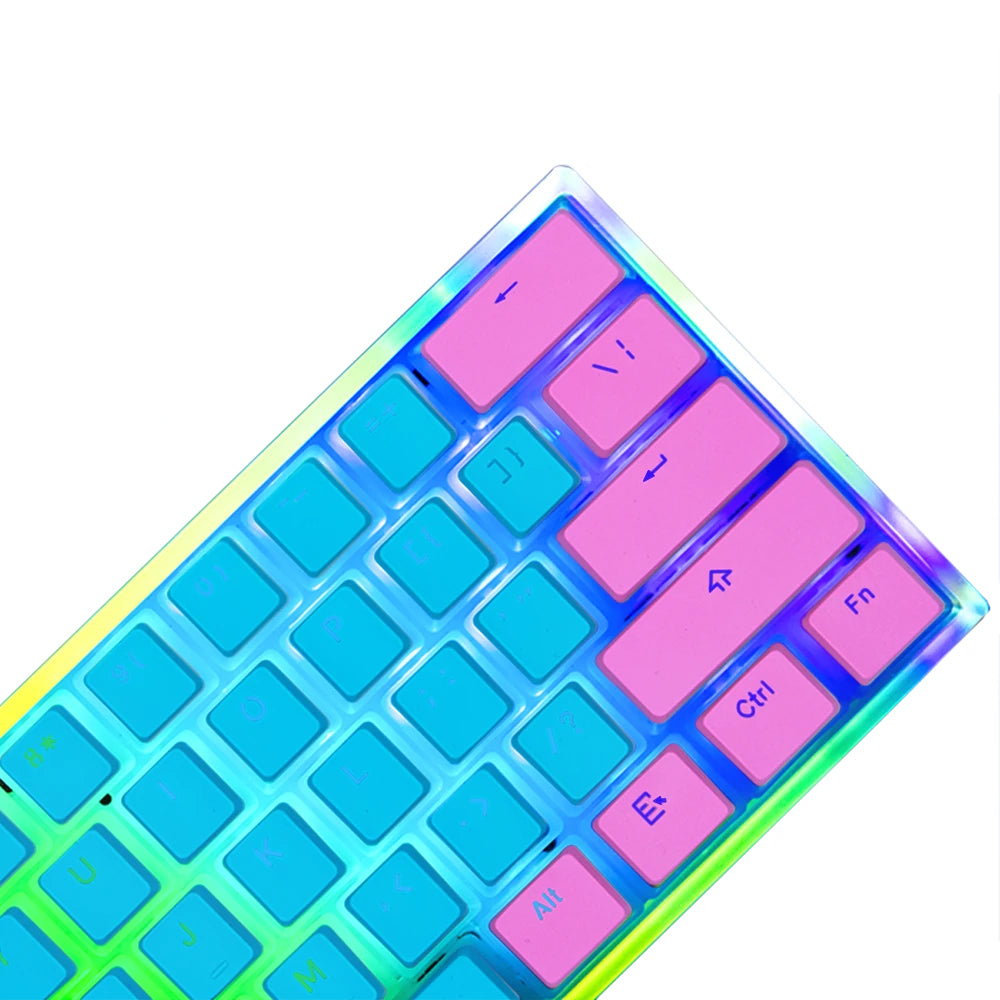 Matrix Keyboards Clix x Matrix Official Keyboard Clix 1.5 Transparent Case Pink Inside