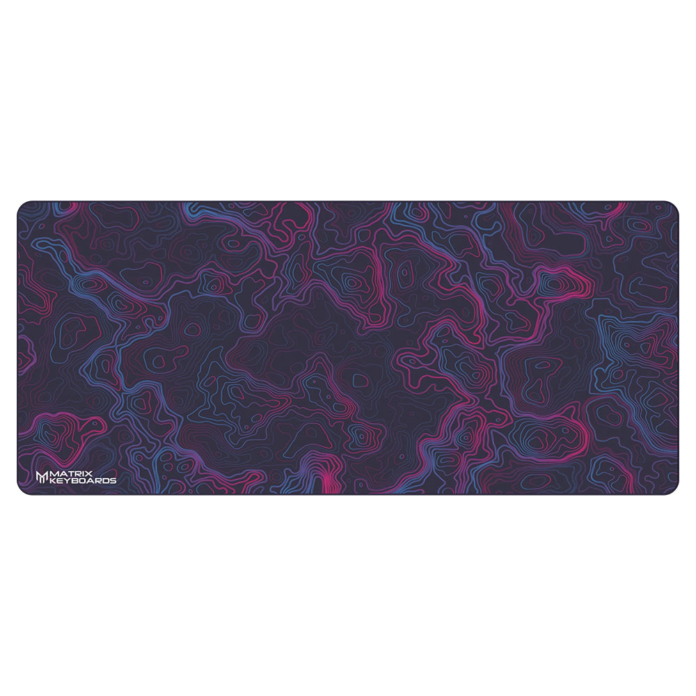 Matrix Keyboards Mousepad XXL Neon Waves