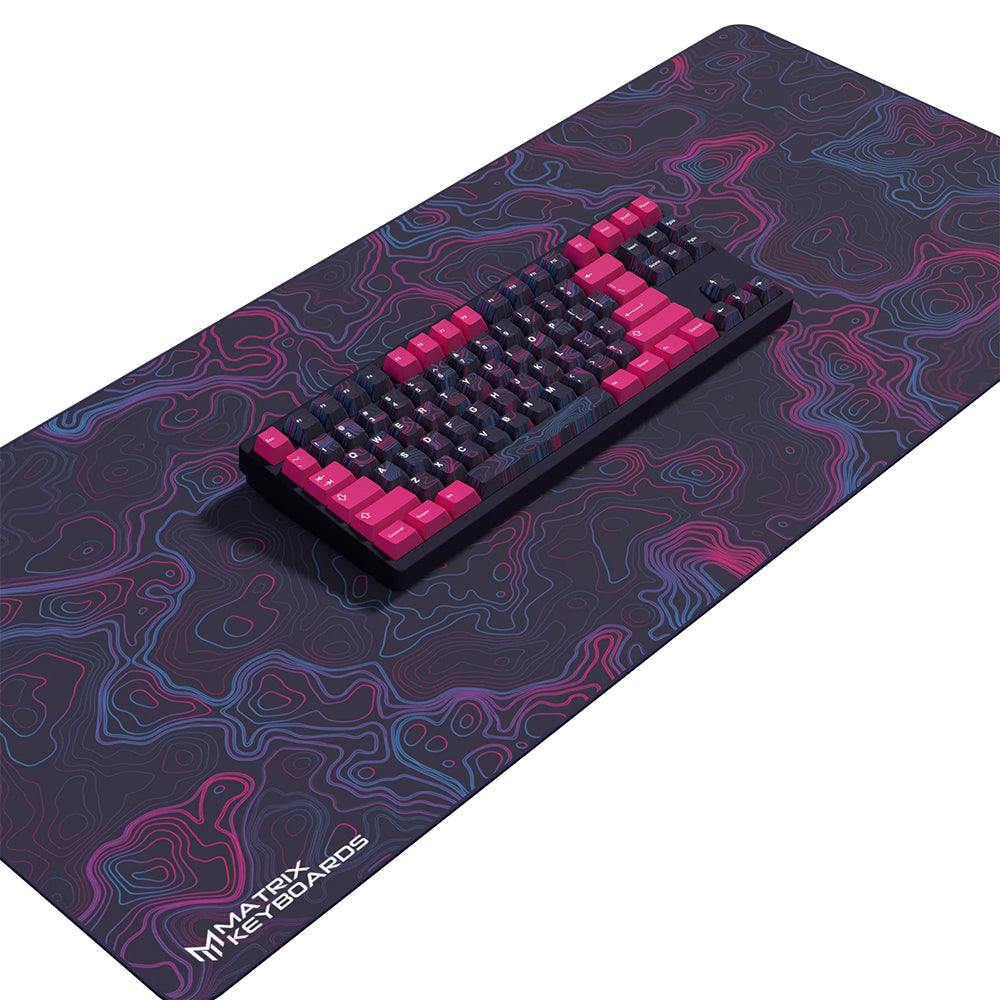 Matrix Keyboards Mousepad XXL Neon Waves