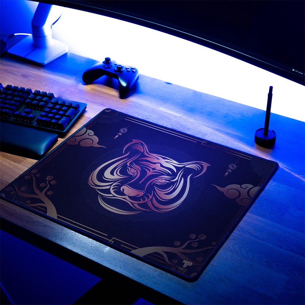 PureTrak MF2 Tiger Black gaming mousepads