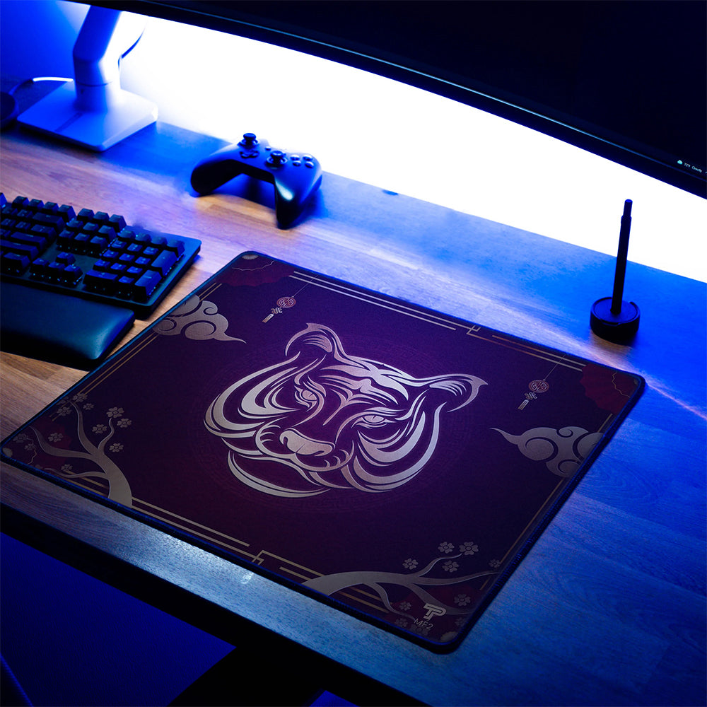 PureTrak MF2 Tiger Red gaming mousepads