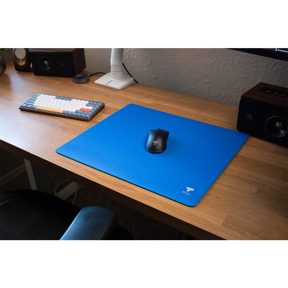 PureTrak P-51 Mustang gaming mousepads Blue【他商品との同梱不可】