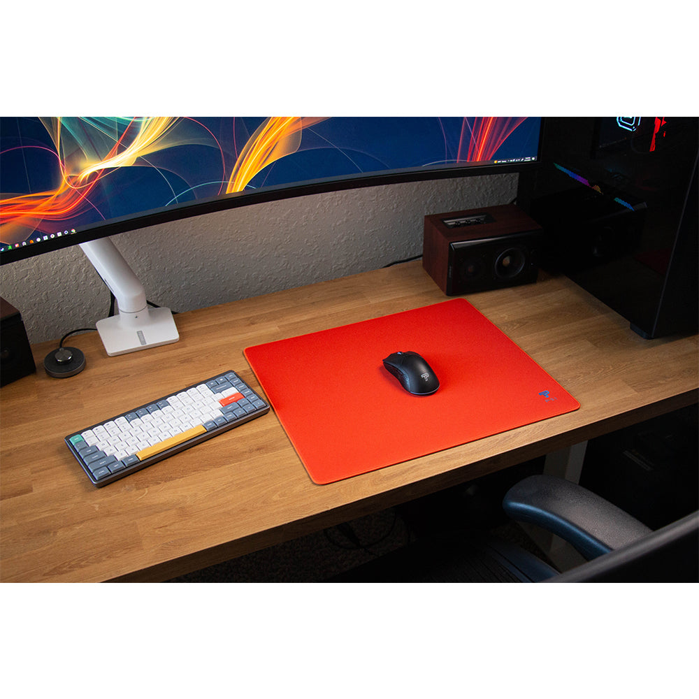 PureTrak P-51 Mustang gaming mousepads Orange【他商品との同梱不可】
