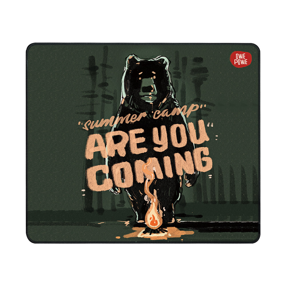 Owepowe Beasts Series Gaming Mousepad Summer Camp Bear【他商品との同梱不可】