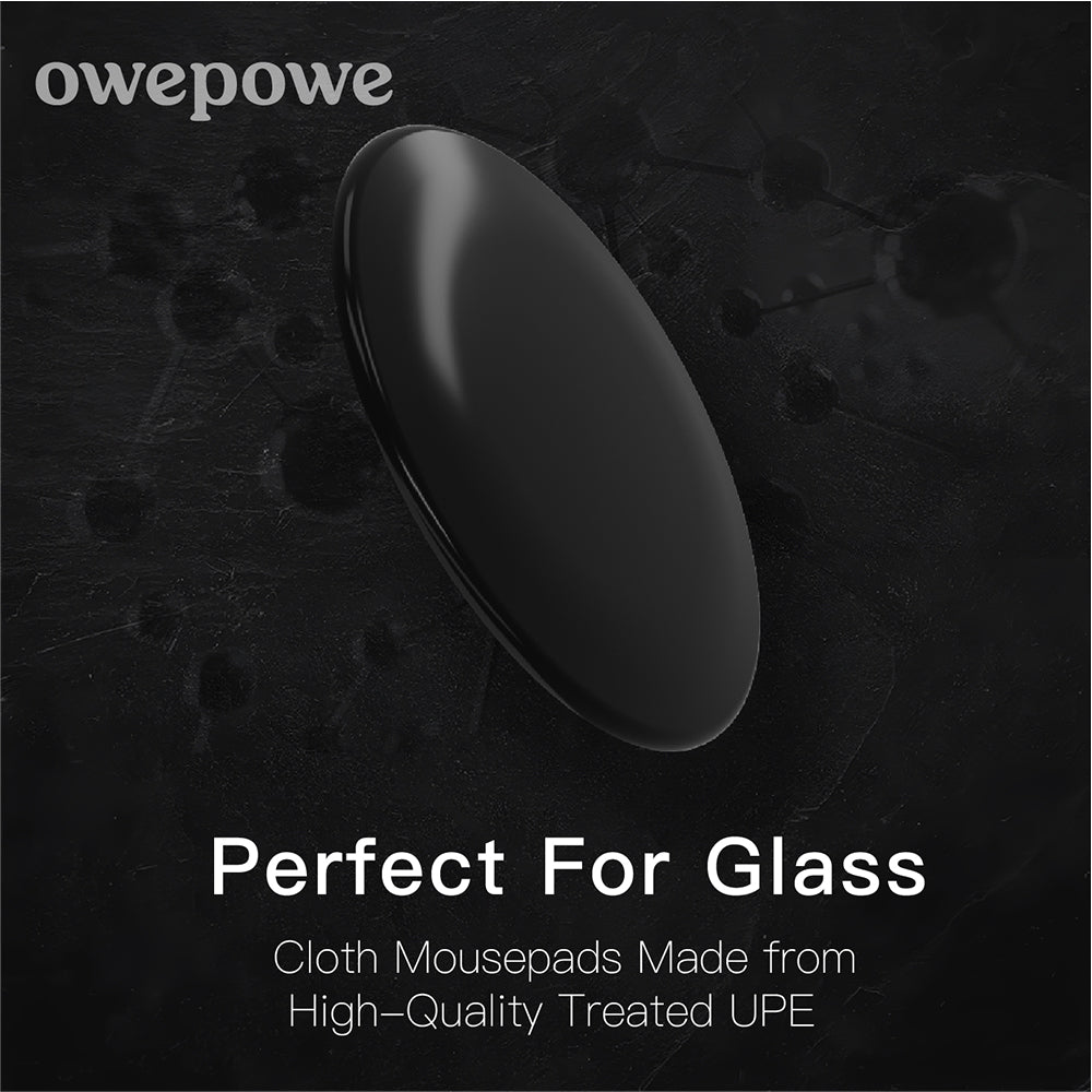 Owepowe Eagle Mouse Skate Control Dots, Black, Large, 32-Count