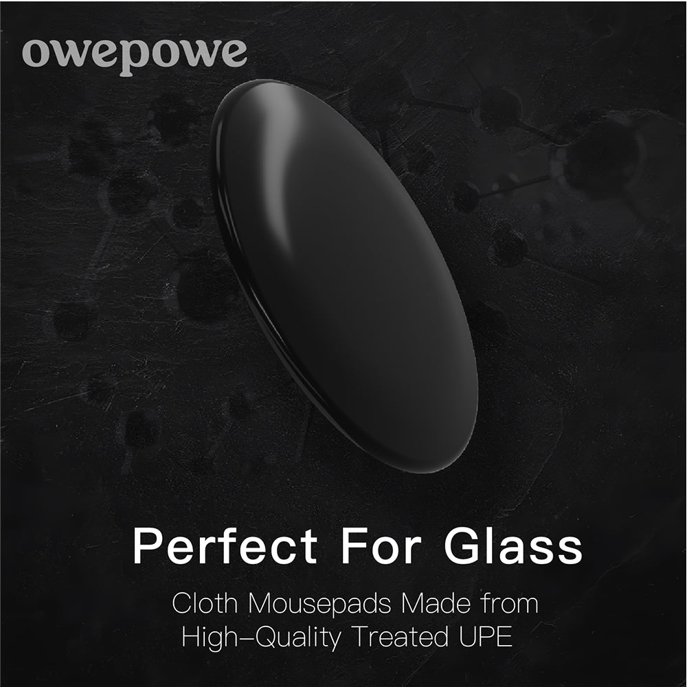 Owepowe Eagle Mouse Skate Control Dots, Black, 40-Count