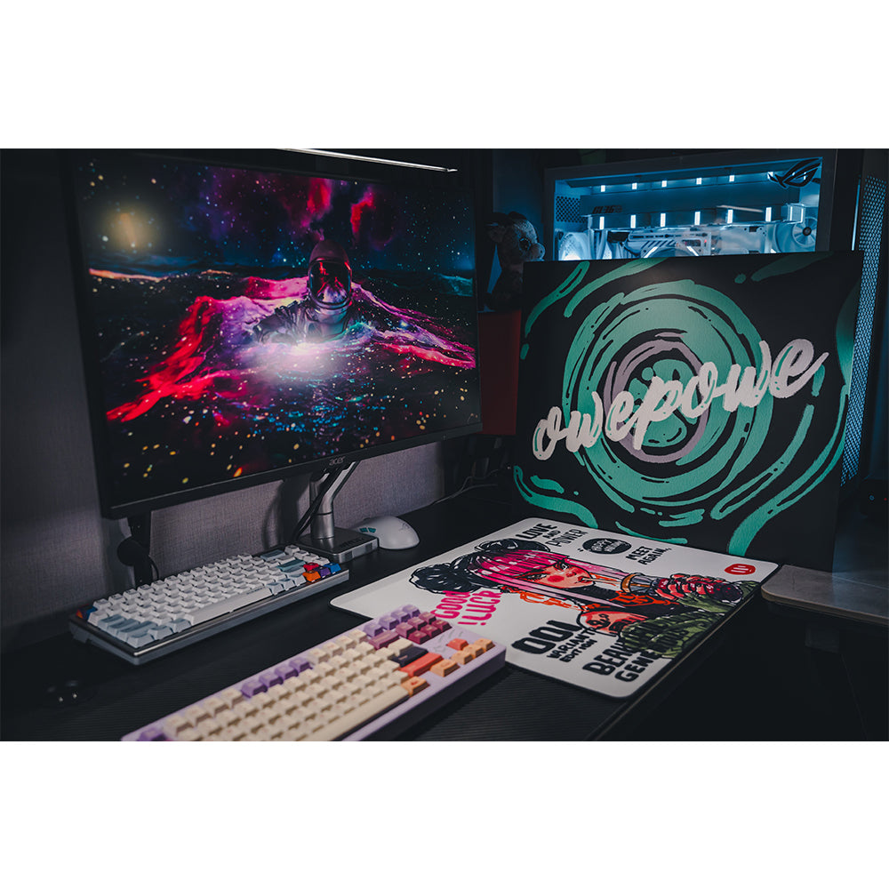 Owepowe WGR Series Gaming Mousepad, Milktea (Cannot be shipped with other products)