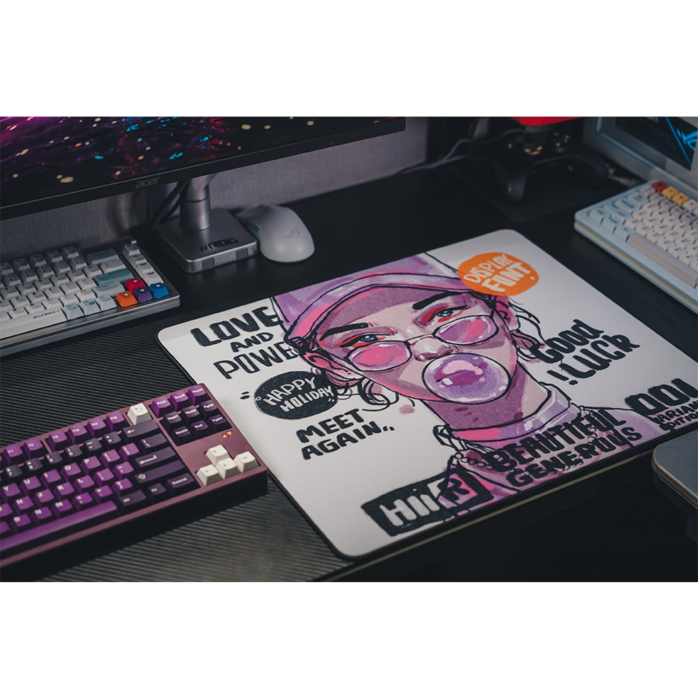 Owepowe WGR series Gaming Mousepad Rapper Girl【他商品との同梱不可】