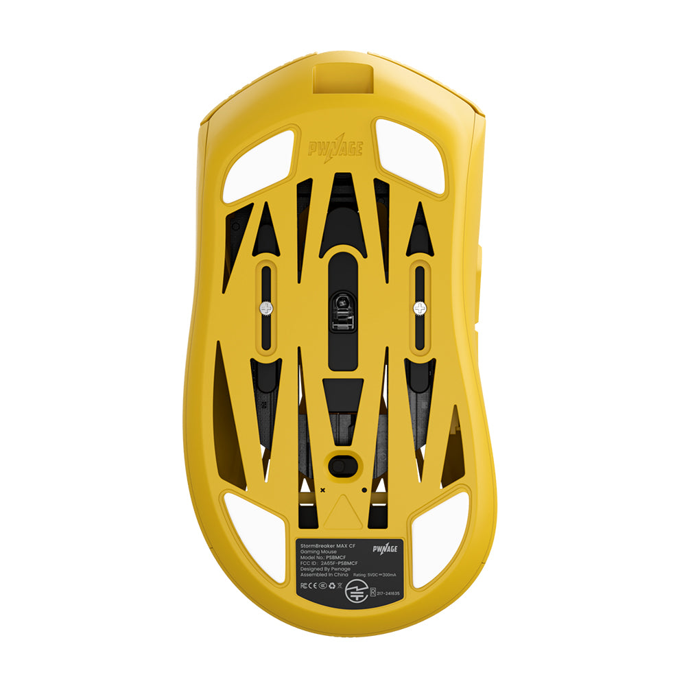 Pwnage Wireless Gaming Mouse StormBreaker Max CF Limited Edition Solar Blitz Yellow