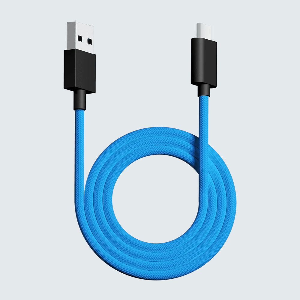 Pwnage USB Type C Paracord Cable - Blue