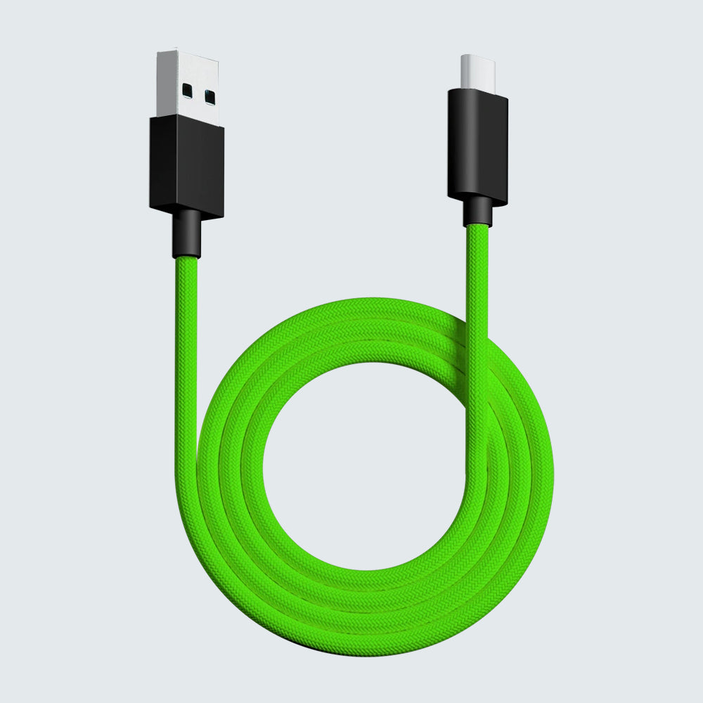 Pwnage USB Type C Paracord Cable - Green