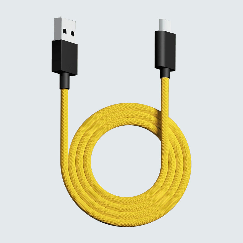 Pwnage USB Type C Paracord Cable - Yellow
