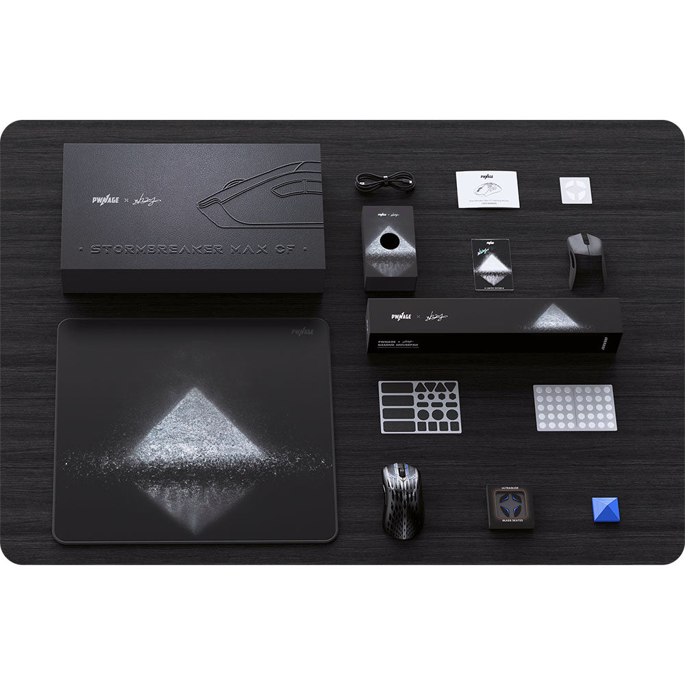 Pwnage Wireless Gaming Mouse StormBreaker Max CF Whzy Collector's Edition Gift Set