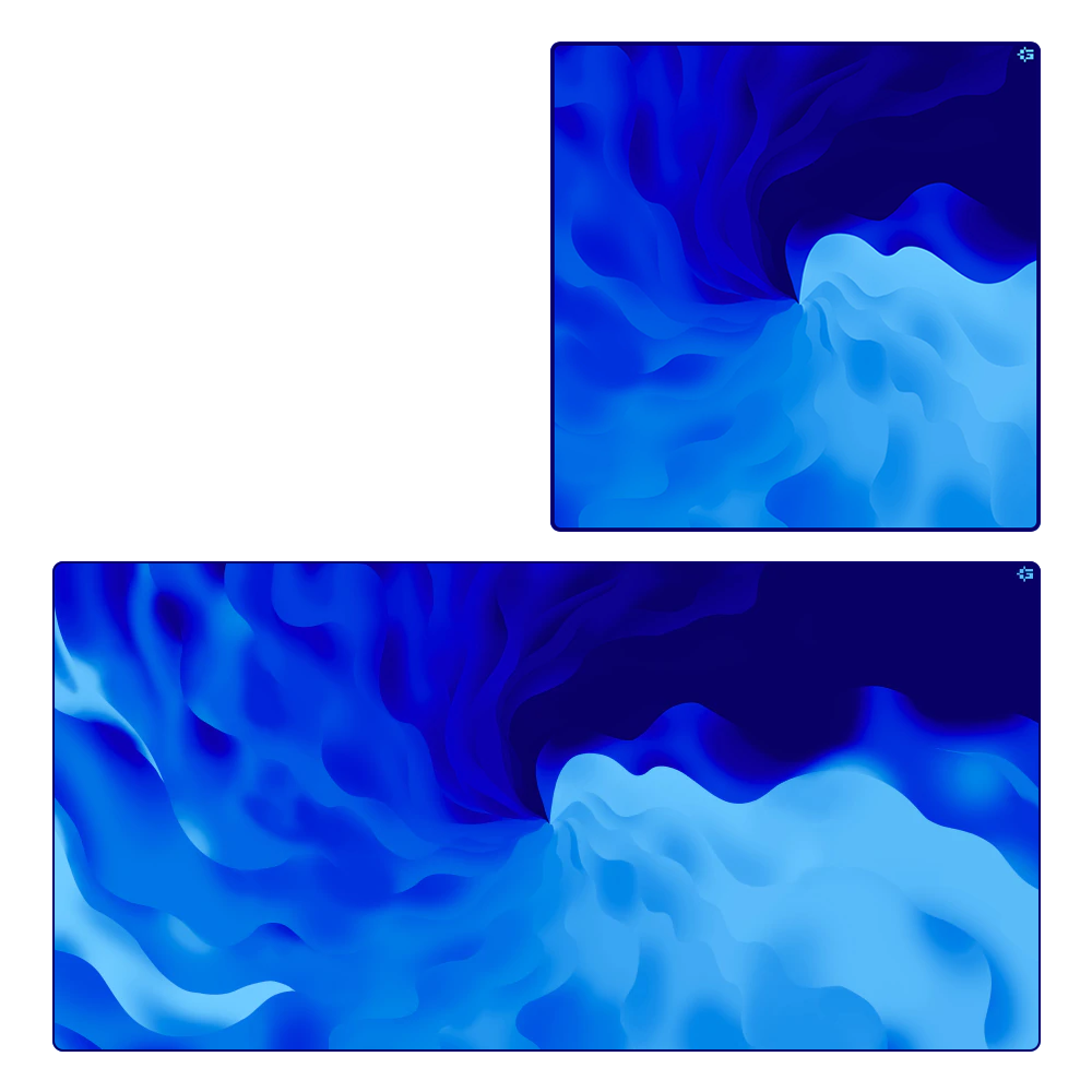 Gamesense(ゲームセンス) Radar 4mm マウスパッド ブルー 通販