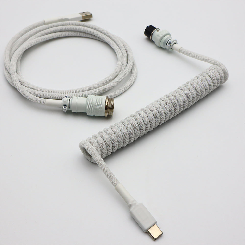 SwiftCables Artisan Custom Cable All White