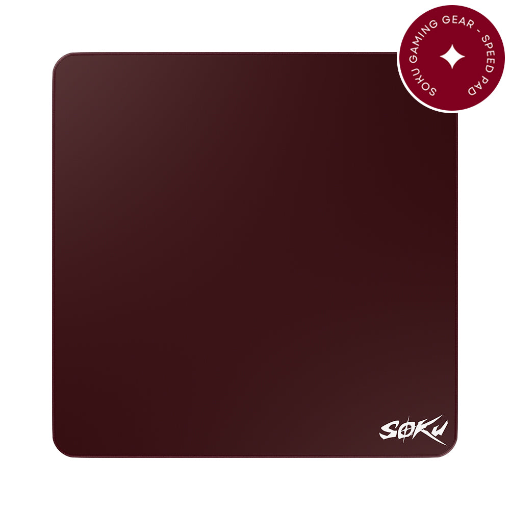 SOKU Pro1 Mousepad Burgundy Red SPEED (Cannot be bundled with other products)
