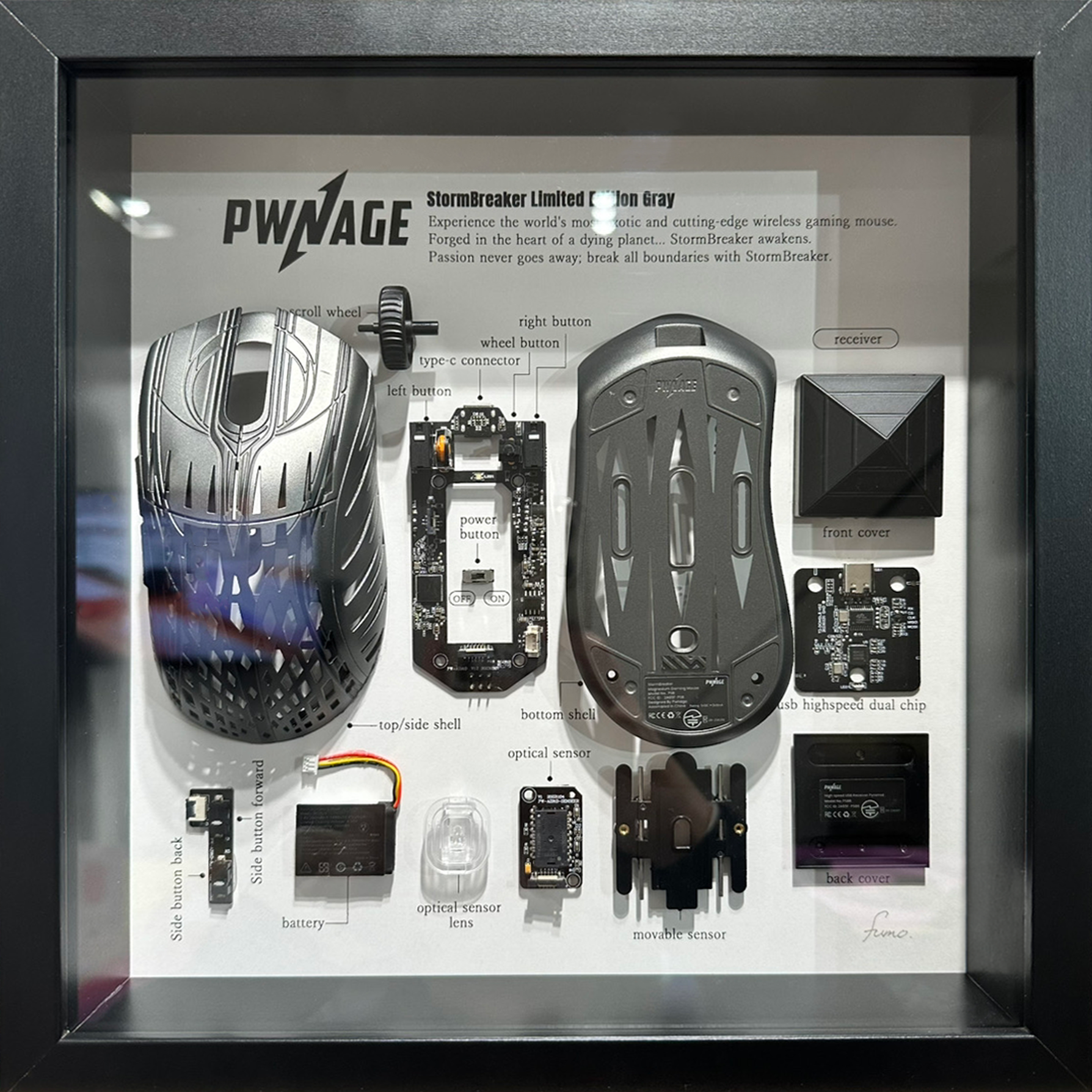 FUMO ARTWORK Pwnage StormBreaker Limited Edition Gray 黒額縁【他商品との同梱不可】