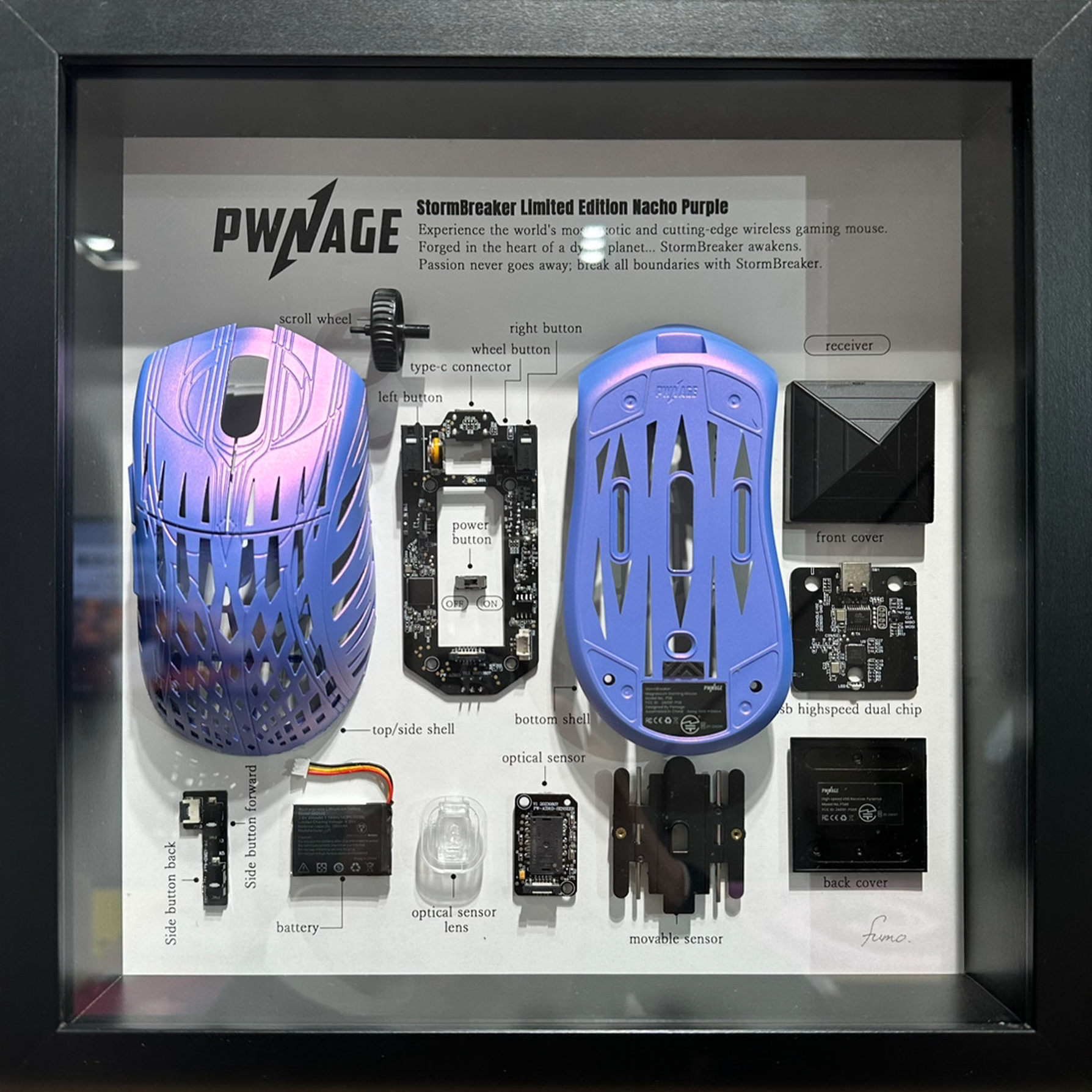 FUMO ARTWORK Pwnage StormBreaker Limited Edition Nacho Purple 黒額縁【他商品との同梱不可】
