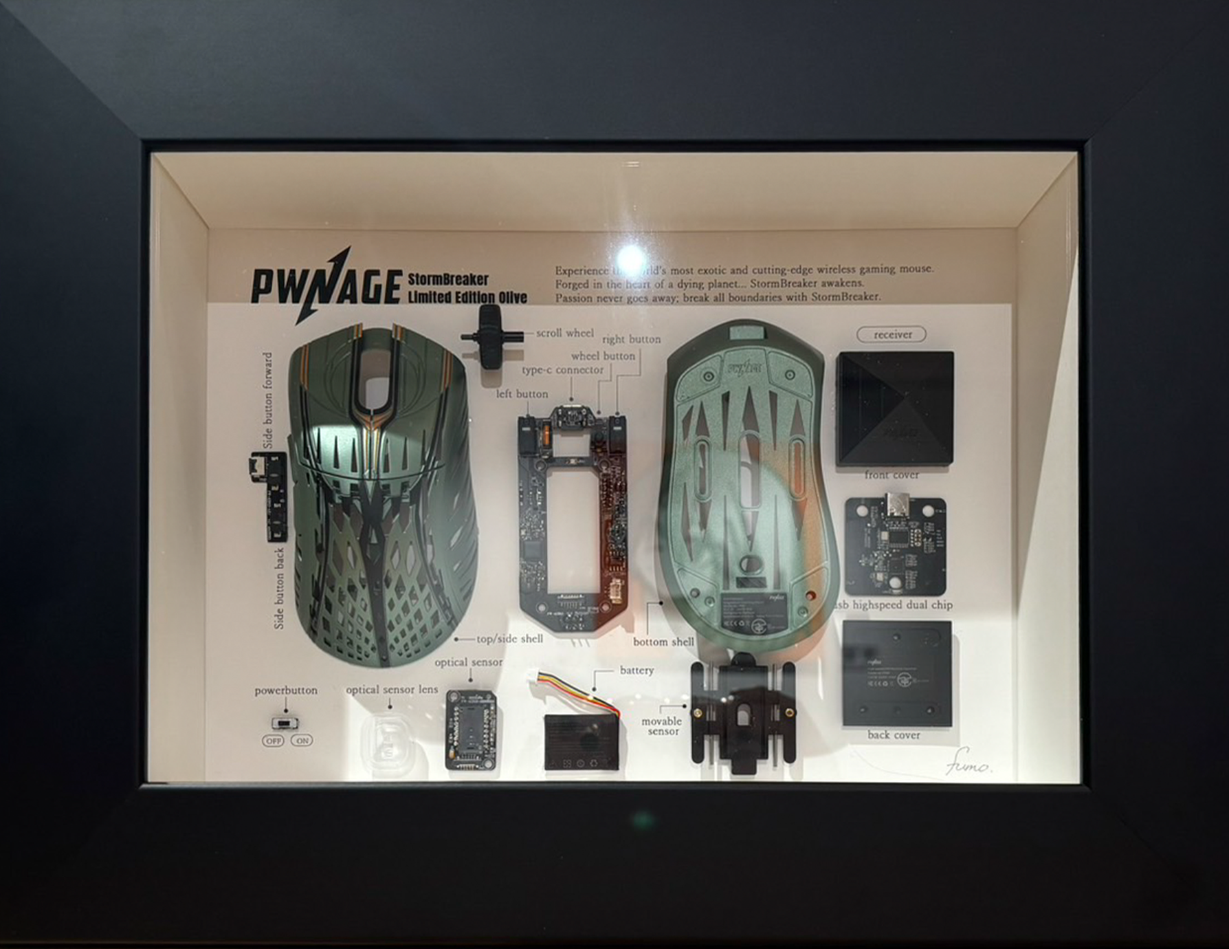 FUMO ARTWORK Pwnage StormBreaker Limited Edition Olive 黒額縁【他商品との同梱不可】